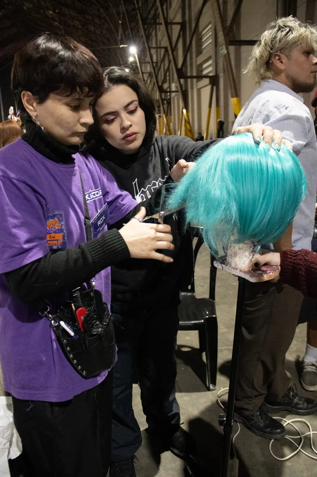 Personalizando una peluca de cosplay